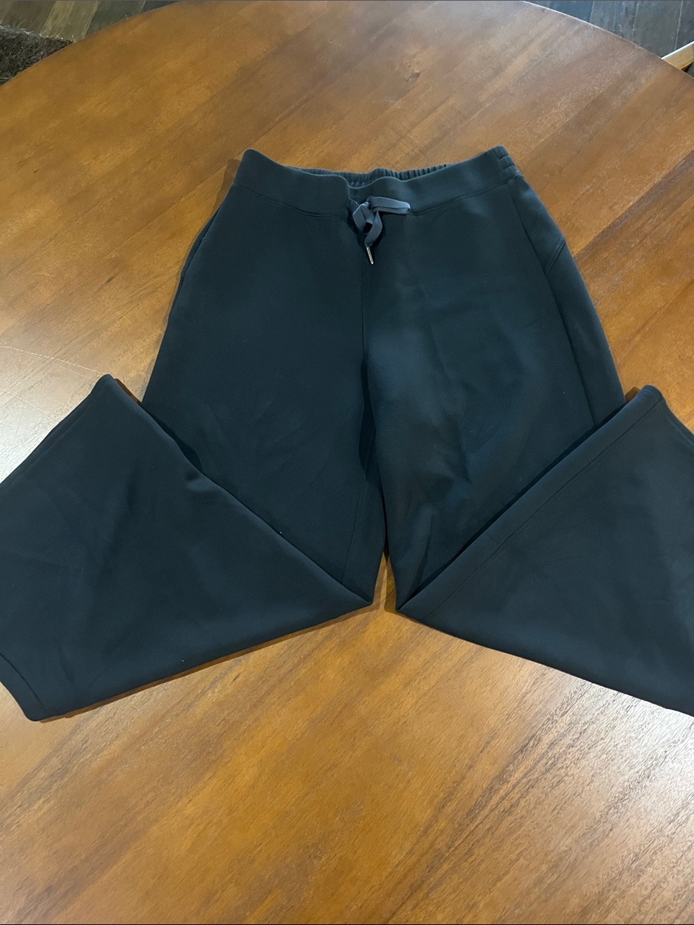 SPANX Women’s Black Jogger Sweatpants with Drawstring